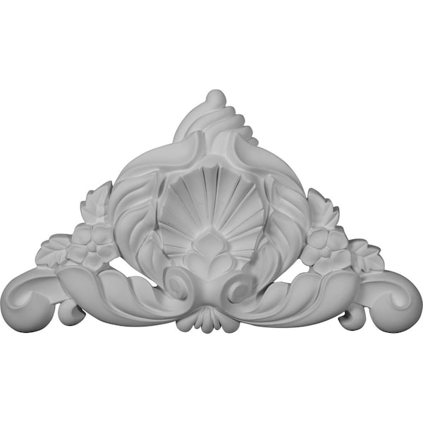 Ekena Millwork 10 7/8"W x 6 1/8"H x 1 1/2"P Genova Onlay - ONL11X06X02GE