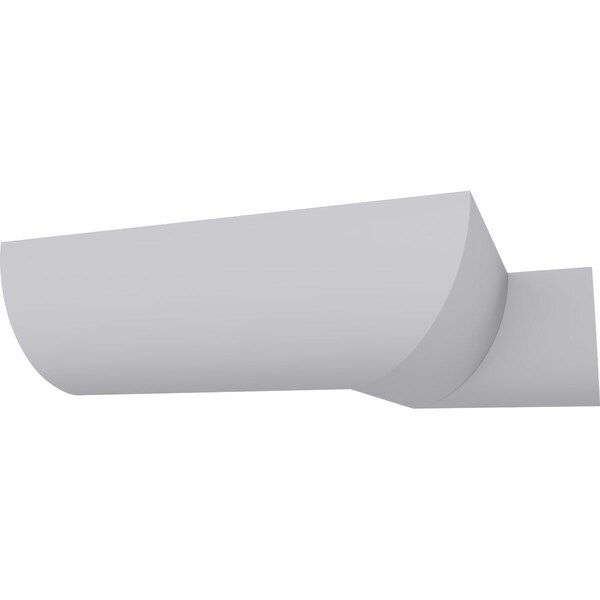 Ekena Millwork 3 7/8"H x 3 7/8"P x 5 1/2"F x 94 1/2"L Cove Crown Moulding - MLD04X04X05CO