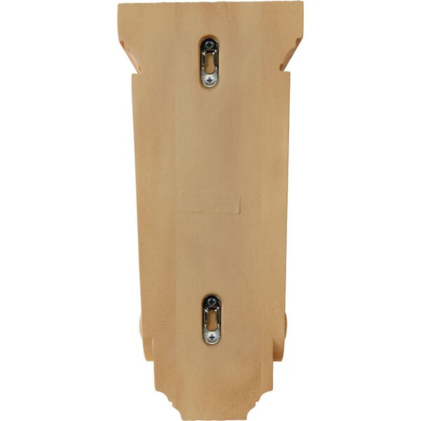 Ekena Millwork 6"W x 7"D x 13 1/4"H Devon Traditional Wood Corbel, Red Oak - CORW06X07X13DERO