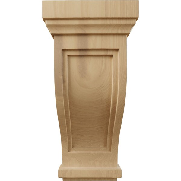 Ekena Millwork 6 1/2"W x 6 1/2"D x 14"H Charleston Mission Corbel, Cherry - COR06X06X14TRCH