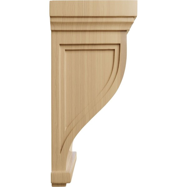Ekena Millwork 6 1/2"W x 6 1/2"D x 14"H Charleston Mission Corbel, Cherry - COR06X06X14TRCH