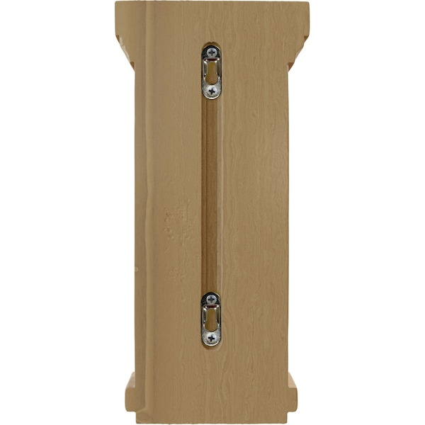 Ekena Millwork 6 1/2"W x 6 1/2"D x 14"H Charleston Mission Corbel, Cherry - COR06X06X14TRCH