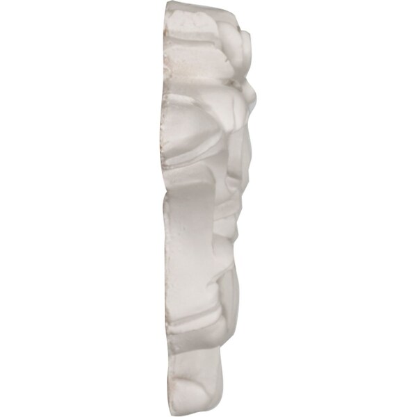 Ekena Millwork 5"W x 3"H x 1/2"P Floral Center Onlay - ONL05X03X01FL