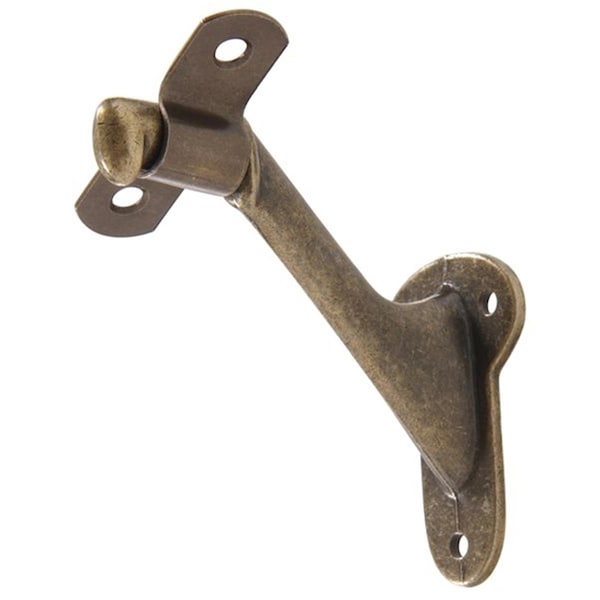 Hillman Polished Brass, Utility Handrail Brackets, Antique Brass - 852871