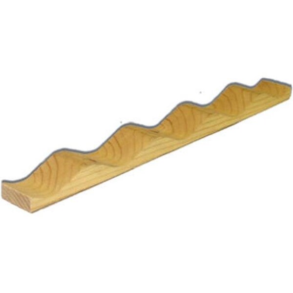 Crane Composites Crane Composites R79039 2.5 in. Corrugated Horizontal Hem-Fir Strip; Pack Of 24 - 394056