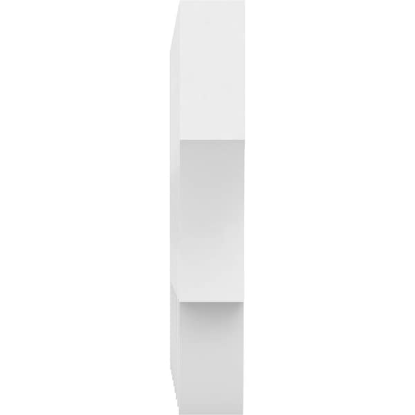 Ekena Millwork Capistrano Architectural Grade PVC Running Trim, 4"H x 5/8"P x 48"L - RUNP04X0625X48CPS