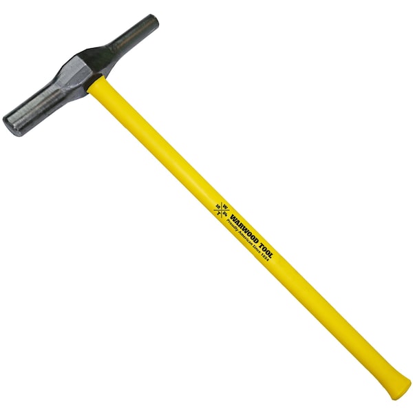 Warwood Tool 10 lb Grade B Spike Maul Bell Pattern, 34 Fiberglass Handle - 50365