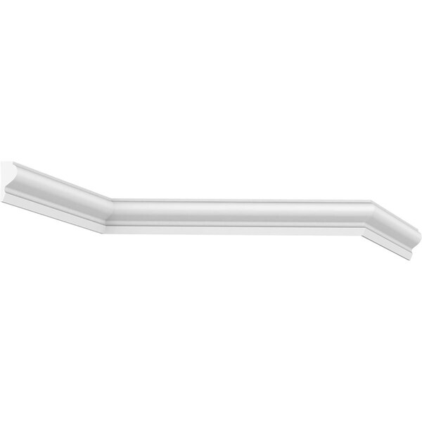 Ekena Millwork WM164 - 1 1/8"H x 3/4"P x 96"L Base Moulding, PVC - WM164X96SWPV