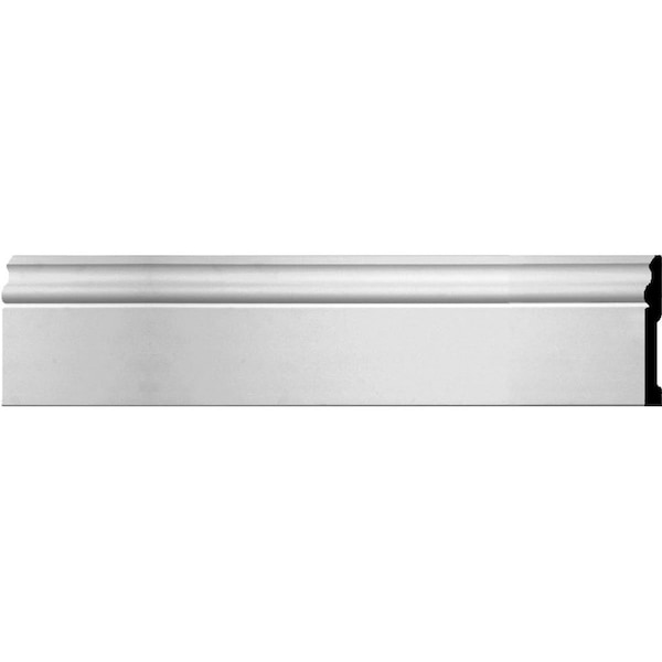 Ekena Millwork Baseboard Molding, 12 in L, 5-1/2 in H, Factory Primed - SAMPLE-BBD05X00AB