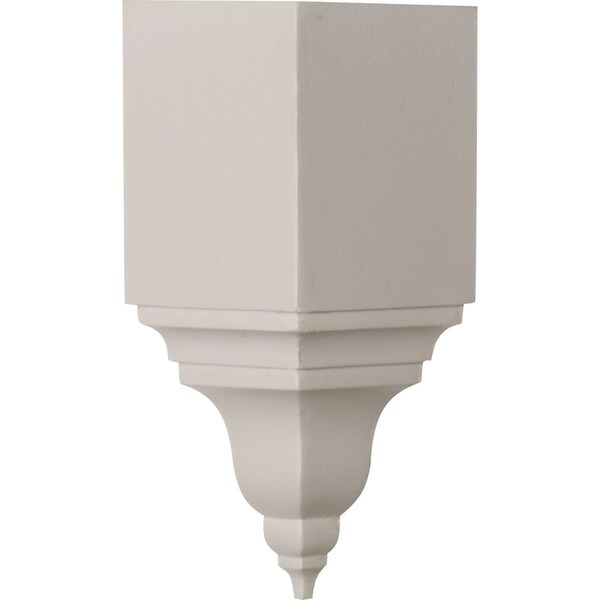Ekena Millwork 3 1/8"P x 3 1/8"W x 7 3/4"H, Inside Corner for Moulding Profiles Less than 3 1/8"P and 3 7/8"H - MIC03X03BI