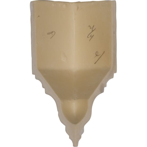 Ekena Millwork 3 1/8"P x 3 1/8"W x 7 3/4"H, Inside Corner for Moulding Profiles Less than 3 1/8"P and 3 7/8"H - MIC03X03BI