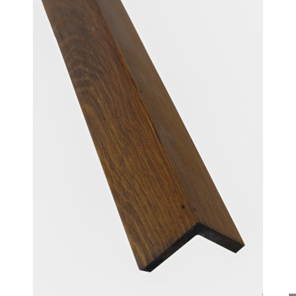 Timberchic Wood, Brown, 48 in L, 1.25 in W, Stained - 309