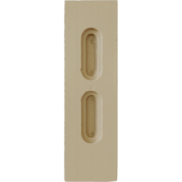 Ekena Millwork 1 3/4"W x 6"D x 6"H Small Olympic Wood Bracket, Rubberwood - BKTW01X06X06OLRW