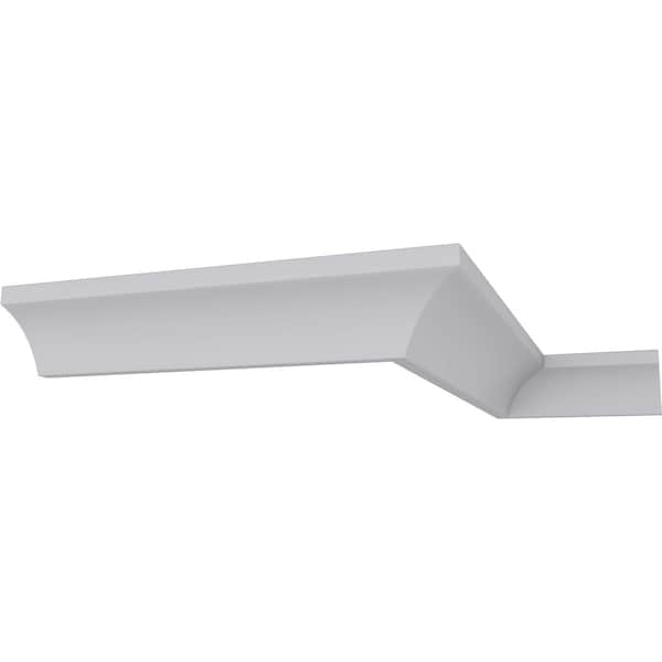 Ekena Millwork 1 1/8"H x 1 1/8"P x 1 1/2"F x 94 1/2"L Traditional Crown Moulding - MLD01X01X01TR