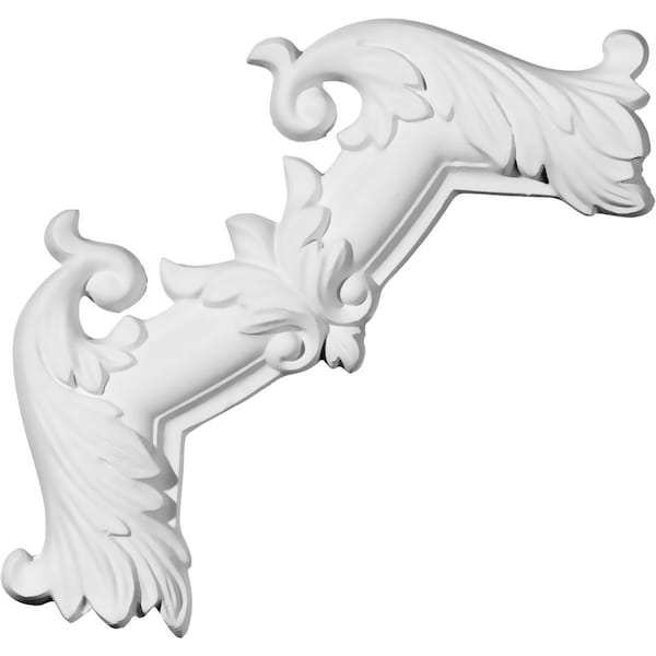 Ekena Millwork Panel Moulding Corner, High Density Urethane, 8 in H, 8 in W - PML08X08AS-3