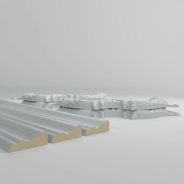 Ekena Millwork 28-in. W x 72-in. H Oxford Panel Moulding Kit Single Panel - PMLKOXS28X72A