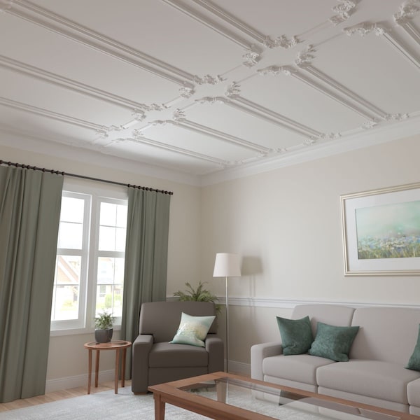 Ekena Millwork 28-in. W x 72-in. H Oxford Panel Moulding Kit Single Panel - PMLKOXS28X72A