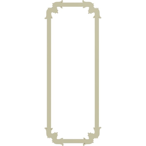 Ekena Millwork 28-in. W x 72-in. H Oxford Panel Moulding Kit Single Panel - PMLKOXS28X72A