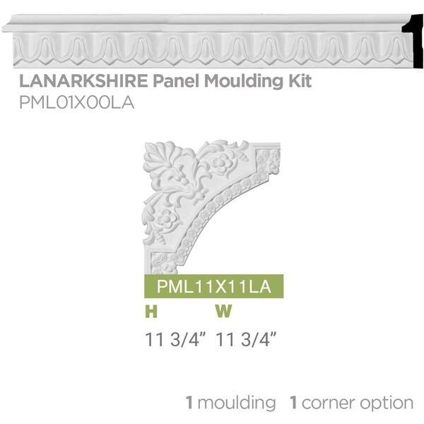 Ekena Millwork Polyurethane, 94-1/2 in L, 1-3/4 in H, Factory Primed - PML01X00LA