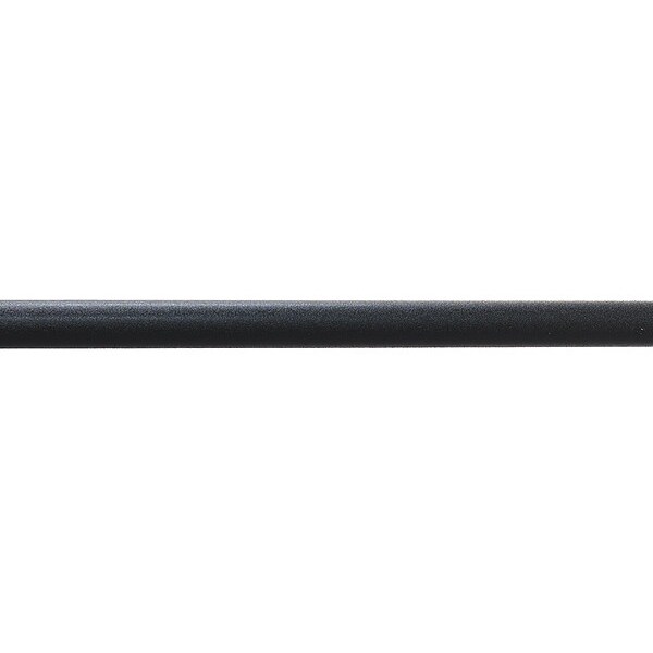 Acrovyn Handrail, Black, PETG, 4 1/2 in H, 20 ft L - 6C108N