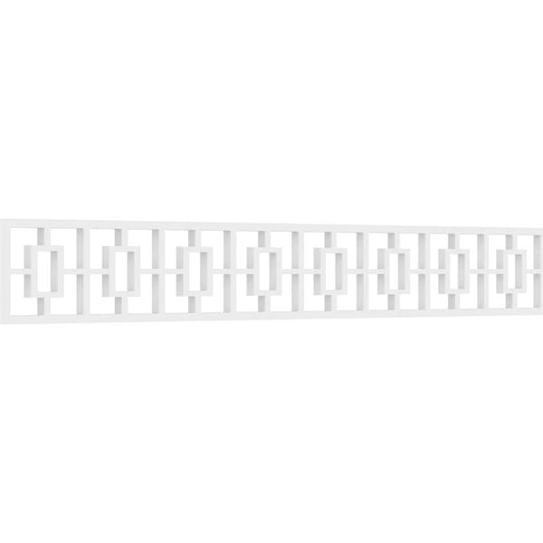 Ekena Millwork Cambridge Architectural Grade PVC Running Trim, 6"H x 5/8"P x 48"L - RUNP06X0625X48CMB