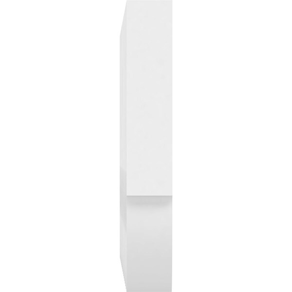 Ekena Millwork Hudson Architectural Grade PVC Running Trim, 4"H x 5/8"P x 48"L - RUNP04X0625X48HUD