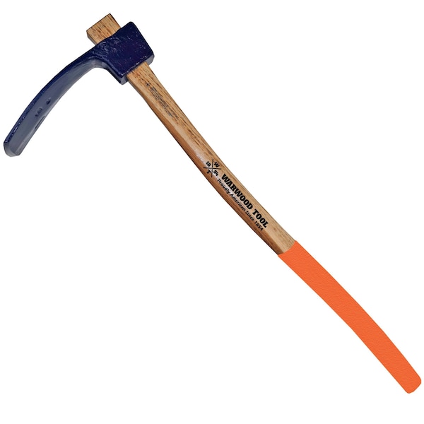 Warwood Tool 6 lb Track Adze, 34 Hickory Safety Grip Handle - 1202