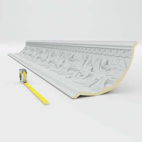 Ekena Millwork 11 1/8"H x 11 1/8"P x 15 3/4"F x 94 1/2"L, (9 5/8" Repeat), Kinsley Crown Moulding - MLD11X11X15KN