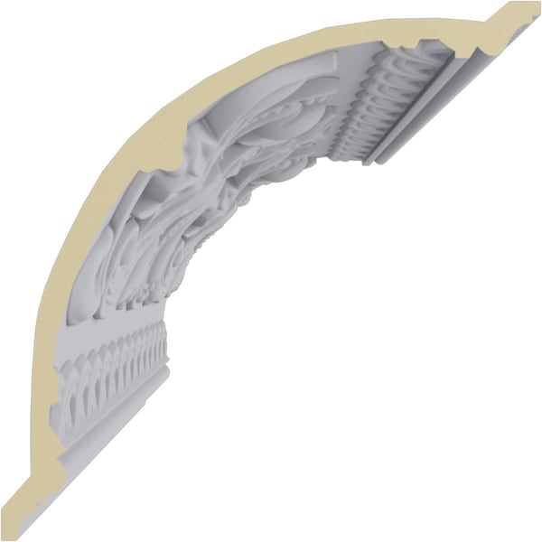 Ekena Millwork 11 1/8"H x 11 1/8"P x 15 3/4"F x 94 1/2"L, (9 5/8" Repeat), Kinsley Crown Moulding - MLD11X11X15KN