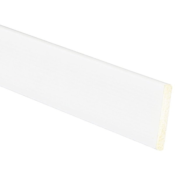 Inteplast Group Lattice Moulding, 8 ft L, 18 in W, Polystyrene, Crystal White - 92670800032