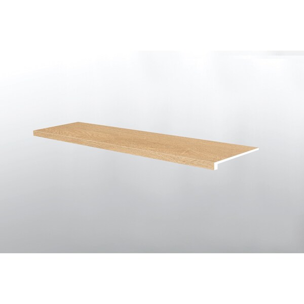 Msi Bayside Buff 1.25'' Thick X 12'' Wide X 47.24'' Length Luxury Vinyl Stair Tread Eased Edge, 2PK - ZOR-LVT-TR-0462