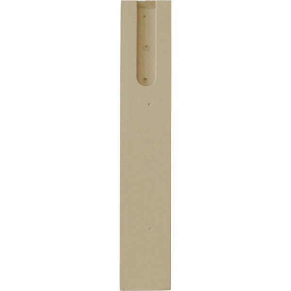 Ekena Millwork 1 1/2"W x 6"D x 8 1/2"H Bulwark Bracket, Rubberwood - BKT01X06X08BURW