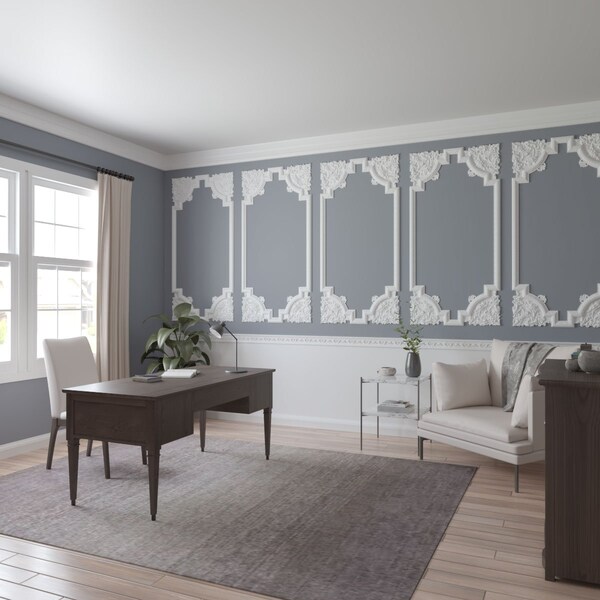 Ekena Millwork 31-in. W x 62-in. H Emery Panel Moulding Kit Single Panel - PMLKEM31X62A