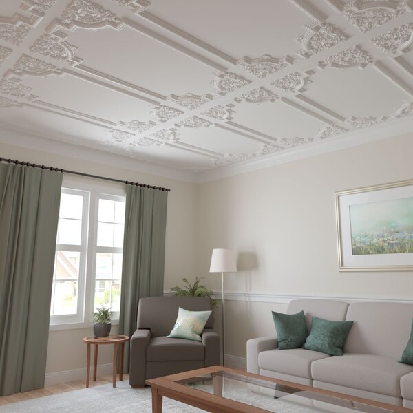 Ekena Millwork 31-in. W x 62-in. H Emery Panel Moulding Kit Single Panel - PMLKEM31X62A