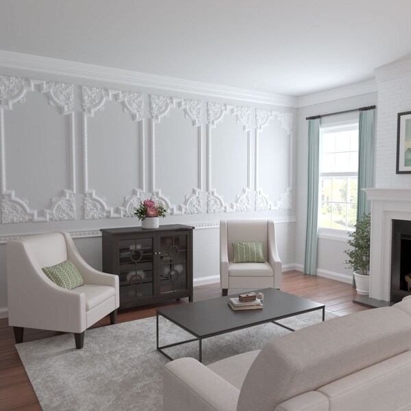 Ekena Millwork 31-in. W x 62-in. H Emery Panel Moulding Kit Single Panel - PMLKEM31X62A