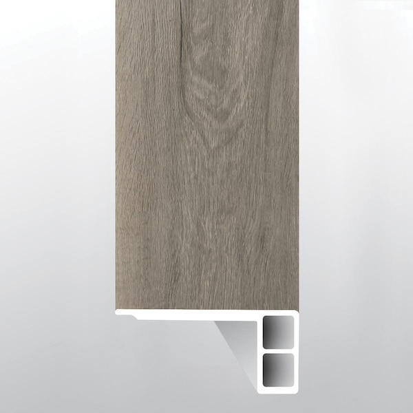 Msi LVT Trim, LVT, Gray-Dark, 94 in L, 2.75 in W, Low Gloss - ZOR-LVT-TR-0621