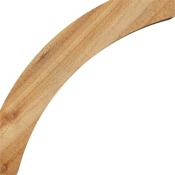 Ekena Millwork 4"W x 16"D x 16"H Thorton Rough Sawn Knee Brace, Western Red Cedar - BRC04X16X16THR00RWR