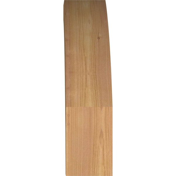Ekena Millwork 4"W x 16"D x 16"H Thorton Rough Sawn Knee Brace, Western Red Cedar - BRC04X16X16THR00RWR
