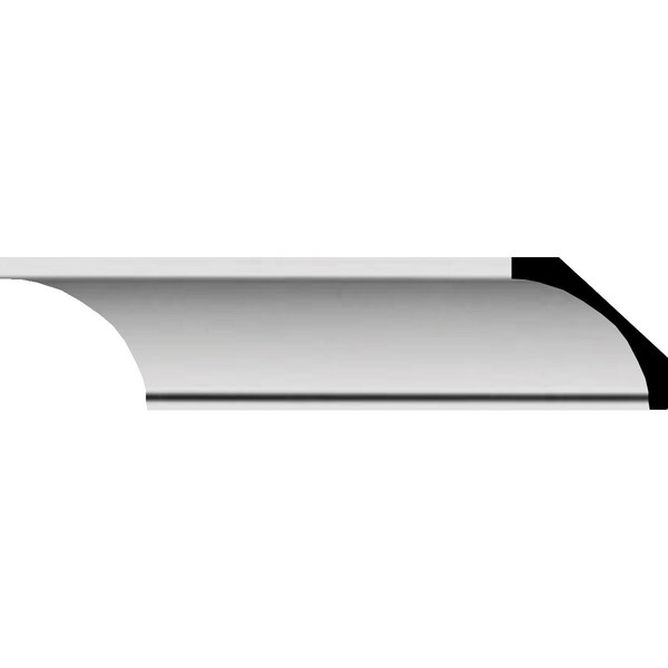 Ekena Millwork SAMPLE - 2"H x 1 7/8"P x 2 3/4"F x 12"L Reece Traditional Smooth Crown Moulding - SAMPLE-MLD02X01X02RE