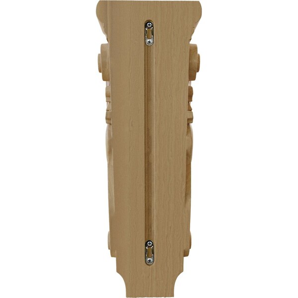 Ekena Millwork 7"W x 4"D x 20"H Large Farmingdale Acanthus Pilaster Corbel, Cherry - COR07X03X20FRCH