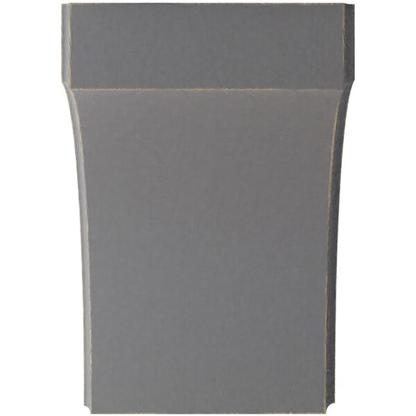 Ekena Millwork 5 1/4"W x 6"D x 8"H Clarksville Wood Vintage Decor Bracket, Pebble Grey - BKTWD05X06X08CVPG