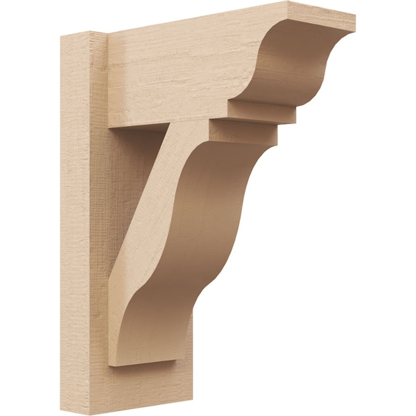 Ekena Millwork 6-in W x 12-in D x 16-in H Funston Trad Rough Cedar Woodgrain TimberThane Outlooker, Primed Tan - OUTUR060X12X16FST04RCPR