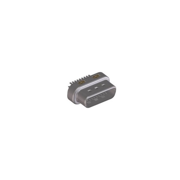 Conector de Telecomunicaciones y Comunicación de Datos Molex, 28 contactos, macho, terminal de soldadura, bloqueo, conector - 750001028