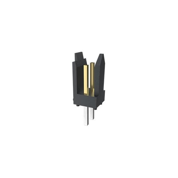 Conector de placa FCI, 3 contactos, 1 fila, macho, recto, paso de 0.1 pulgadas, terminal de soldadura, con seguro, - 76384-403LF