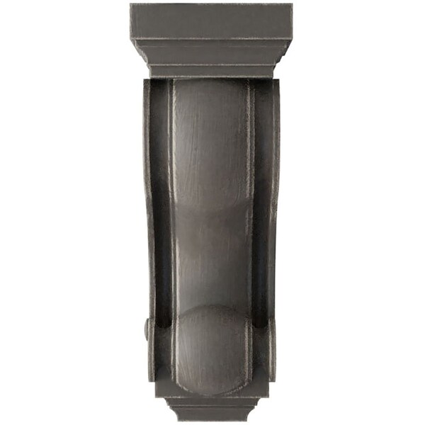 Ekena Millwork 6"W x 7 1/2"D x 16"H Devon Traditional Wood Vintage Decor Corbel, Reclaimed Grey - CORWD06X08X16DEGY