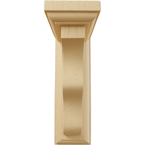Ekena Millwork 2 1/4"W x 5"D x 7"H Hamilton Traditional Bracket, Alder - BKT02X05X07HAAL
