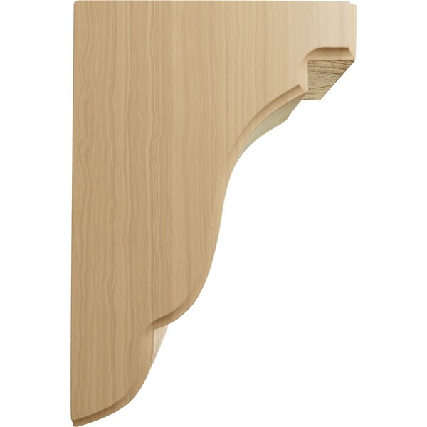 Ekena Millwork 3 1/2"W x 5"D x 7 1/2"H Bedford Bracket, Cherry - BKTW04X05X08BECH