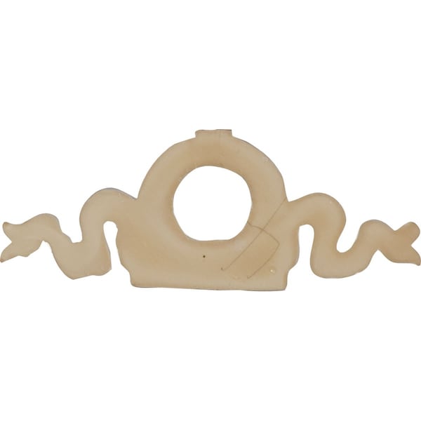 Ekena Millwork 7"W x 2 5/8"H x 5/8"P Wreath Center Onlay - ONL07X02X01WR