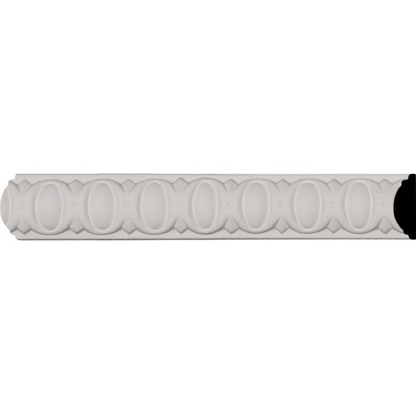 Ekena Millwork 1 1/4"H x 3/8"P x 94 1/2"L Middlesborough Egg & Dart Panel Moulding - PML01X00MD