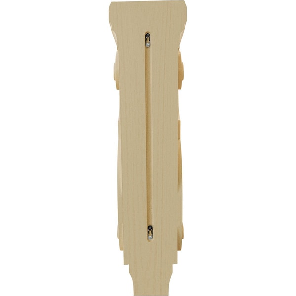 Ekena Millwork 8"W x 9"D x 30"H Large Jumbo Traditional Wood Corbel, Maple - CORW08X09X30TRMA